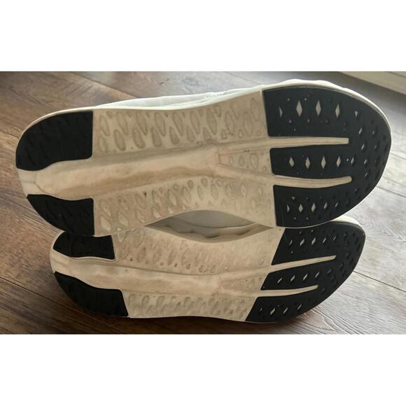 Men's Running Shoes White Cushioned Breathable Comfortable Sports Sneakers 9.5 - Picture 7 of 11